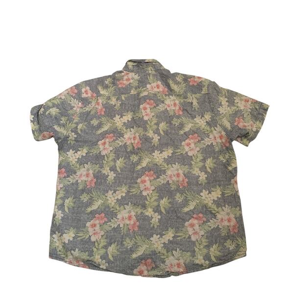 Tommy Bahama Relax Men's Size 2XL Button Down Floral Reverse Print Shirt - Picture 15 of 15